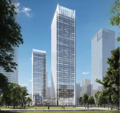 215米!超高層地標!快意電梯在東莞CBD璀璨綻放